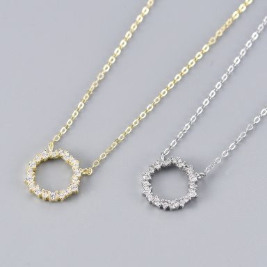 Collier Gloria in Gold und Silber